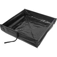 Berme de confinement des d&eacute;versements repliable &agrave; rouler, Capacit&eacute; 15 gal. US, 2' la x 2' lo x 6" h PB Rental Co. Ltd.