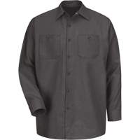 Chemise industrielle de travail &agrave; manches longues, Hommes, Moyen, Charbon PB Rental Co. Ltd.