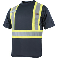 T-shirt &agrave; manches courtes et s&eacute;chage rapide, Polyester, Petit, Bleu marine PB Rental Co. Ltd.