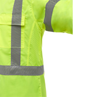 Chemise de travail &agrave; manches longues et X au dos Bisley avec X-Airflow, Poly-coton, Petit, Jaune lime haute visibilit&eacute; PB Rental Co. Ltd.