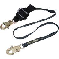 Arc Flash Web Shock-Absorbing Lanyard, 6', Snap Hook Center, Snap Hook Leg Ends, Kevlar&reg; PB Rental Co. Ltd.