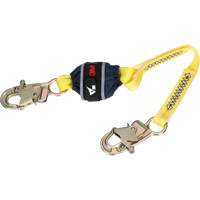 Web Shock-Absorbing Lanyard, 2.5', Snap Hook Center, Snap Hook Leg Ends, Polyester PB Rental Co. Ltd.