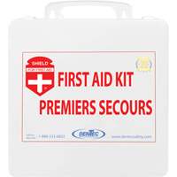 Trousse de premiers soins Shield, R&eacute;pond ou surpasse la norme CSA Z1220-24 type 2 environnements &agrave; faible risque, Moyen (26-50 travailleurs) PB Rental Co. Ltd.