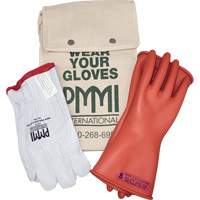Ensemble de gants isolants en caoutchouc pour l'&eacute;lectricit&eacute;, ASTM classe 0, Taille 8, 11" lo PB Rental Co. Ltd.