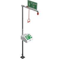 Douche combin&eacute;e avec cuvette ferm&eacute;e en ABS et entr&eacute;e inf&eacute;rieure, Socle PB Rental Co. Ltd.