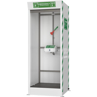 Cabine de douche d'urgence et douche oculaire/faciale couvert PB Rental Co. Ltd.