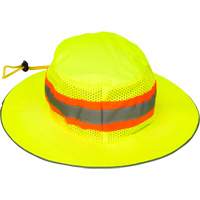 Chapeau de p&ecirc;cheur &agrave; refroidissement par &eacute;vaporation, Lime haute visibilit&eacute; PB Rental Co. Ltd.