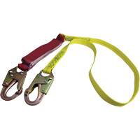 External Energy Absorber Lanyard with 3/4" Hook, 6', Snap Hook Center, Snap Hook Leg Ends, Polyester PB Rental Co. Ltd.