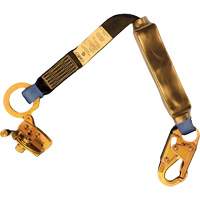 Trailing Rope Grab with Attached Shock Pack Lanyard, 2', Snap Hook Center, Snap Hook Leg Ends, Polyester PB Rental Co. Ltd.