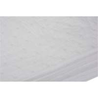 Feuilles absorbantes li&eacute;es, Huile seulement, 15" x 19", 10 gal. d'absorption PB Rental Co. Ltd.