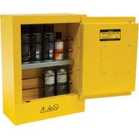 Mini Flammable Safety Cabinet, 2 Gal., 1 Door, 17" W x 22" H x 8" D PB Rental Co. Ltd.