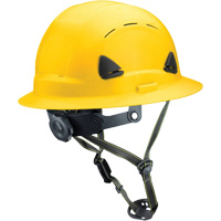 Fibre Metal Climbing Style Helmet with Full Brim, Meets CSA Type 2, Ratchet Suspension, Vented PB Rental Co. Ltd.