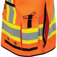 6680 High-Visibility Antimicrobial Mesh-Back Surveyor Vest, High Visibility Orange, Small, Polyester PB Rental Co. Ltd.