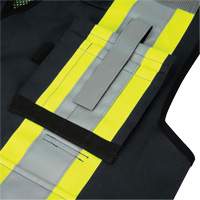 6679 High-Visibility Antimicrobial Mesh-Back Surveyor Vest, Black, Small, Polyester PB Rental Co. Ltd.