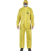 Combinaison AlphaTec 2300 STANDARD &agrave; coutures bord&eacute;es, mod&egrave;le 147, Petit, Jaune, Enduit de poly&eacute;thyl&egrave;ne/Polypropyl&egrave;ne PB Rental Co. Ltd.