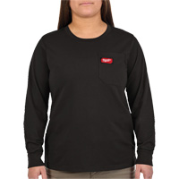 T-shirt &agrave; manches longues avec poches GRIDIRON, Femmes, T-petit, Noir PB Rental Co. Ltd.