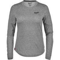 T-shirt hybride &agrave; manches longues FREEFLEX, Femmes, T-petit, Gris PB Rental Co. Ltd.