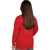 T-shirt &agrave; manches longues avec logo GRIDIRON, Femmes, T-petit, Rouge PB Rental Co. Ltd.