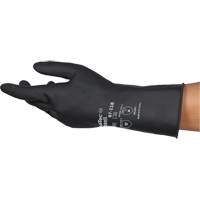 AlphaTec&reg; 87-118 Chemical-Resistance Gloves, Size Small/7, 12.6" L, Rubber Latex, Cotton Inner Lining, 31-mil PB Rental Co. Ltd.