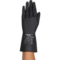 AlphaTec&reg; 87-118 Chemical-Resistance Gloves, Size Small/7, 12.6" L, Rubber Latex, Cotton Inner Lining, 31-mil PB Rental Co. Ltd.