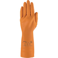 Gants robustes r&eacute;sistants aux produits chimiques AlphaTec 87-208, Taille 7, 12,8" lo, Latex de caoutchouc, Doublure en Coton/Ouat&eacute;e, 29,5 mils PB Rental Co. Ltd.