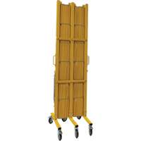 Expandable Barrier, 84" H x 20' L, Yellow PB Rental Co. Ltd.