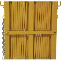 Expandable Barrier, 84" H x 20' L, Yellow PB Rental Co. Ltd.