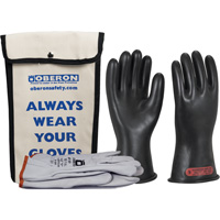 Ensemble de gants en caoutchouc pour l'&eacute;lectricit&eacute; de classe 0, 8, 11" lo, 20 cal/cm², NFPA 70E PB Rental Co. Ltd.