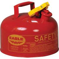 Safety Can for Flammables, Type I, Galvanized Steel, 2 US gal., Red, FM Approved/UL/ULC Listed PB Rental Co. Ltd.