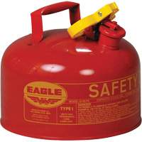 Safety Can for Flammables, Type I, Galvanized Steel, 2.5 US gal., Red, FM Approved/UL/ULC Listed PB Rental Co. Ltd.