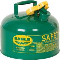 Safety Can for Combustibles, Type I, Galvanized Steel, 2.5 US gal., Green, FM Approved/UL/ULC Listed PB Rental Co. Ltd.