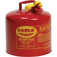 Safety Can for Flammables, Type I, Galvanized Steel, 5 US gal., Red, FM Approved/UL/ULC Listed PB Rental Co. Ltd.
