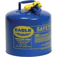 Safety Can for Kerosene, Type I, Galvanized Steel, 5 US gal., Blue, FM Approved/UL/ULC Listed PB Rental Co. Ltd.