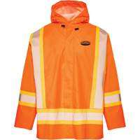 R804 Hurricane Rain Jacket, Small, High Visibility Orange PB Rental Co. Ltd.