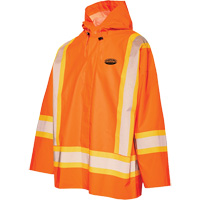 R804 Hurricane Rain Jacket, Small, High Visibility Orange PB Rental Co. Ltd.