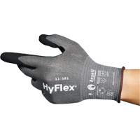 HyFlex&reg; 11-581 Ultra-Lightweight Industrial Gloves, 6, 21 Gauge, Nitrile Coated, ASTM ANSI Level A6 PB Rental Co. Ltd.