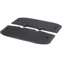 Embouts d'extr&eacute;mit&eacute;s pour bosse de d&eacute;c&eacute;l&eacute;ration, Caoutchouc, 3' lo x 20" la x 2" h PB Rental Co. Ltd.