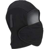Pioneer 766A Flame-Resistant Quilted Hard Hat Liner with Detachable Mouthpiece, Black/Grey, Cotton/FR-Tech&reg;/Modacrylic/Nylon PB Rental Co. Ltd.