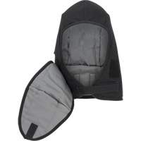 Pioneer 766A Flame-Resistant Quilted Hard Hat Liner with Detachable Mouthpiece, Black/Grey, Cotton/FR-Tech&reg;/Modacrylic/Nylon PB Rental Co. Ltd.