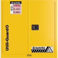 Utili-Guard+ Flammable Safety Cabinet, 30 gal., 1 Door, 43" W x 44" H x 22" D PB Rental Co. Ltd.