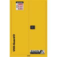 Utili-Guard+ Flammable Safety Cabinet, 45 gal., 2 Door, 43" W x 65" H x 22" D PB Rental Co. Ltd.