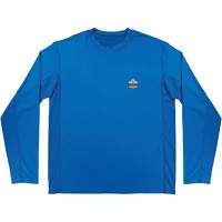 Chemise de refroidissement &agrave; manches longues avec protection solaire et UV Chill-Its 6689, Bleu, Petit PB Rental Co. Ltd.