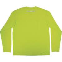 Chemise de refroidissement &agrave; manches longues avec protection solaire et UV Chill-Its 6689, Jaune lime haute visibilit&eacute;, Petit PB Rental Co. Ltd.