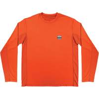 Chemise de refroidissement &agrave; manches longues avec protection solaire et UV Chill-Its 6689, Orange, Petit PB Rental Co. Ltd.