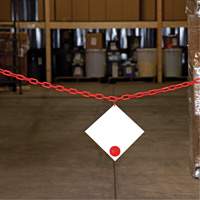 Chaîne de barri&egrave;re en plastique, Vert PB Rental Co. Ltd.