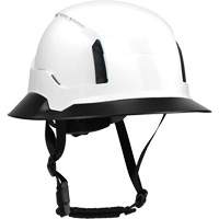 Wide Clip-On Full Brim for RZRBack Climbing Helmet, White PB Rental Co. Ltd.