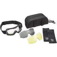 Ensemble de lunettes &agrave; coque &agrave; protection balistique X1000, Lentille Ambr&eacute;e/Transparent, Antibu&eacute;e/Anti-&eacute;gratignures, Ventilation Directe PB Rental Co. Ltd.