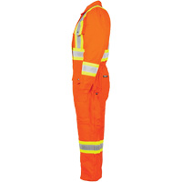 High-Visibility Lined Canvas Overalls, Small, High Visibility Orange PB Rental Co. Ltd.