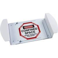 "Danger Confined Space Permit Required For Entry" Manhole Sign, 21" x 30", Polystyrene, English PB Rental Co. Ltd.