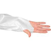 Blouse CoverMe avec passe-pouces, Taille unique, Blanc, Poly&eacute;thyl&egrave;ne PB Rental Co. Ltd.
